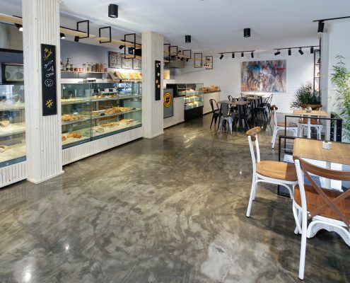 طراحی داخلی تجاری کافه مارکت 